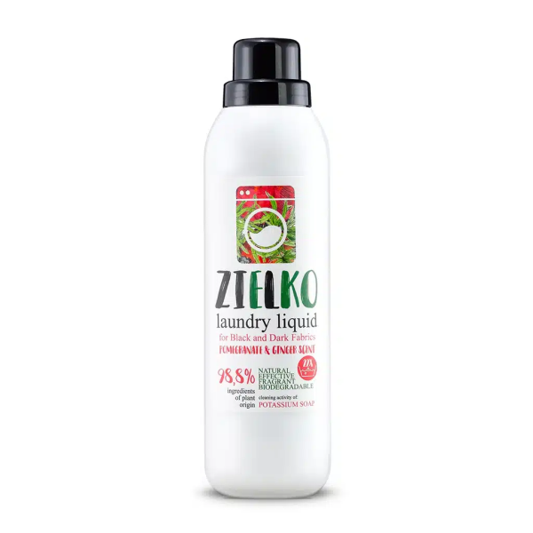 Zielko granaatõuna ja ingveri lõhnaga pesuvedelik tumedatele kangastele 1L