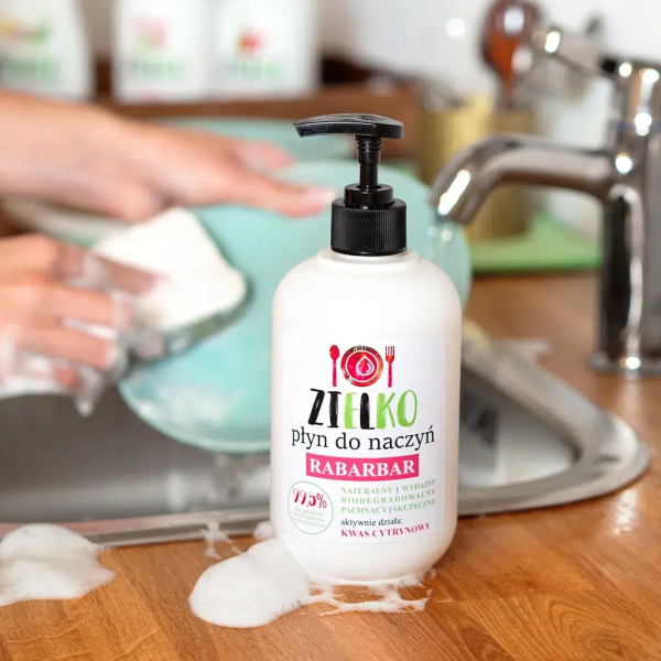 Zielko nõudepesuvedelik magusa rabarberi lõhnaga 500ml