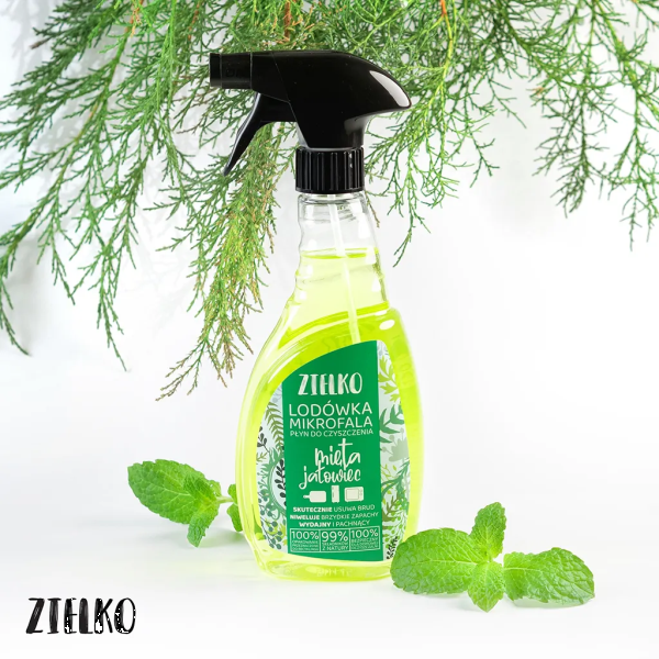 Zielko piparmündi ja kadaka lõhnaga külmiku ning mikrolaineahju puhastusvahend 500ml