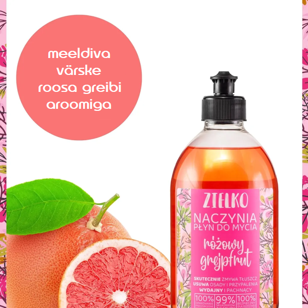 5902249018271-Zielko-roosa-greibi-lohnaga-noudepesuvahend-500ml-7-2-Copy-Copy Zielko roosa greibi lõhnaga nõudepesuvahend 500ml