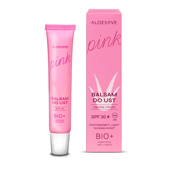 ALOESOVE PINK niisutav SPF30 huulepalsam 15ml