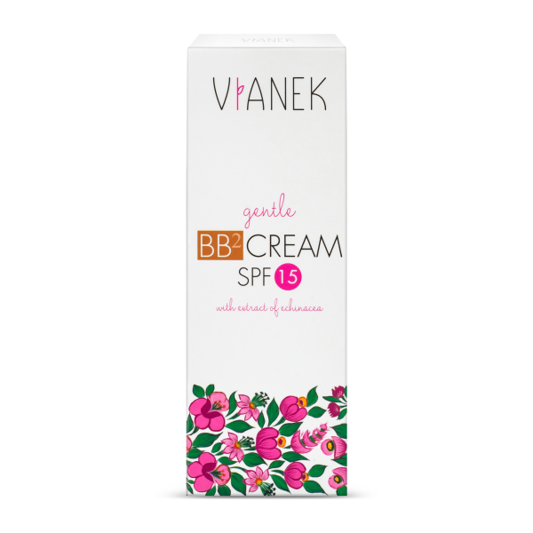 Vianek Gentle niisutav SPF 15 päikesekaitsega päevane BB2 näokreem (tume) 50ml (EXP date 06.2024)
